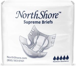 NorthShore Supreme Tab-Style Adult Diapers for Diarrhea