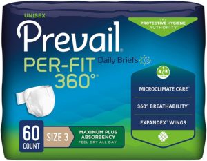 Prevail Per-Fit 360 Adult Diapers for Diarrhea