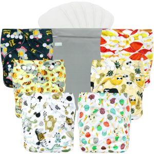 Wegreeco Nighttime Baby Cloth Pocket Diapers