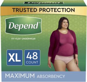 Depend on FIT-FLEX Incontinence Underwear