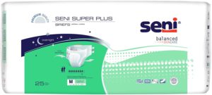 Seni Super Plus Adult Briefs for Severe Incontinence Overnight