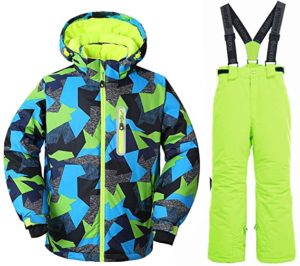 Boys Ski Jacket Snow Jacket Pants Suit Windproof Waterproof Winter Coats