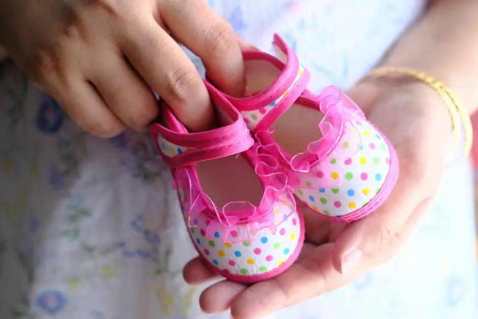 Image of cute baby shoes with the name Ava embroidered on them