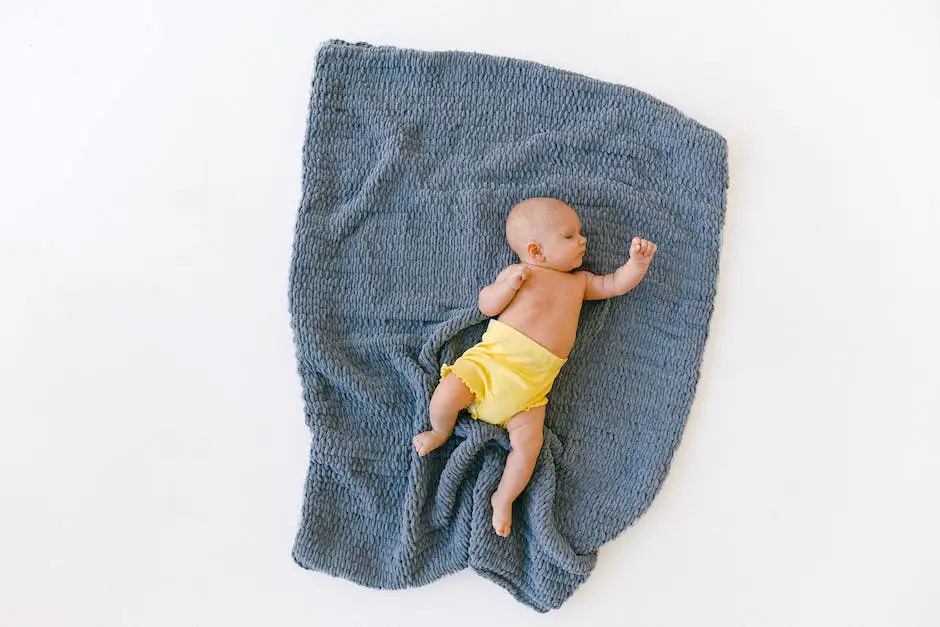 Image of a dry and comfortable diaper, ensuring baby's well-being and peaceful sleep.